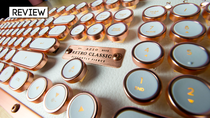 Illustration for article titled Azio Retro Classic Keyboard Review: The New Vintage